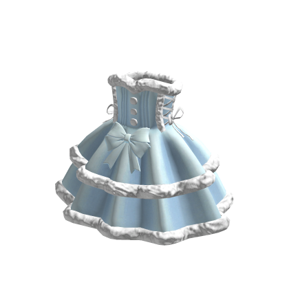 Blue Christmas Dress thumbnail