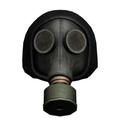 Gas Mask Black Hood Roblox item