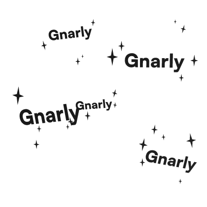 Gnarly Glowing Katseye KPop Sparkle Text Black