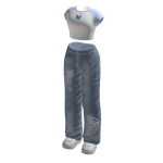 🍀Y2K Jeans w Baby Tee Outfit (VIP Exclusive)