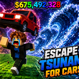 [RACE🏁] Escape Tsunami For Cars