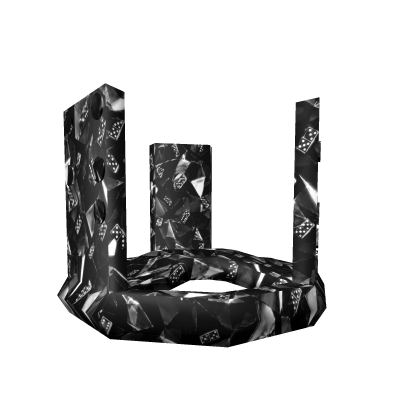 Obsidian Domino Crown