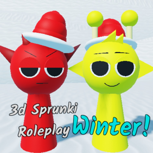 3d Sprunki Roleplay official Roblox game thumbnail