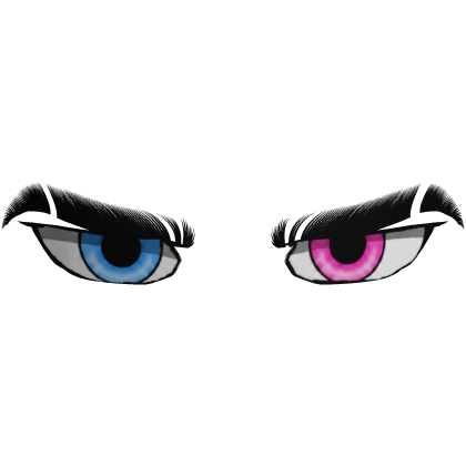 (In Group Store) Blue & Pink Stare Eyes