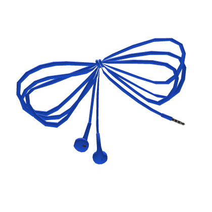 Earbuds Bow (Blue)