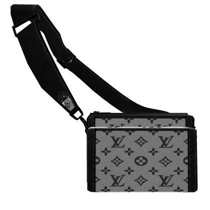 White Designer Crossbody Bag / Front LV Roblox item