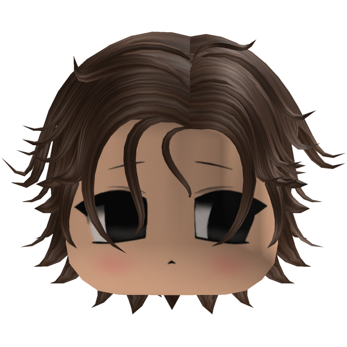 Brown Fluffy Layered Boy Hair