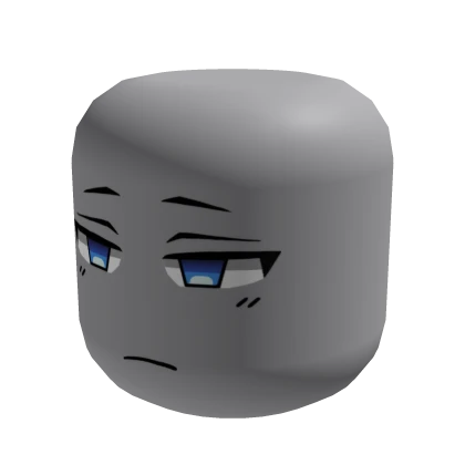 Bored Face w/ Blue Eyes - Dynamic Head | Roblox Item - Rolimon's