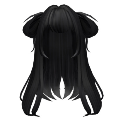 black hair Roblox decal