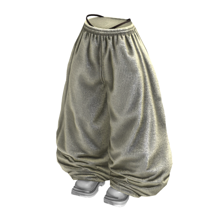 Fade Balloon Sweatpants (Cream Brown)
