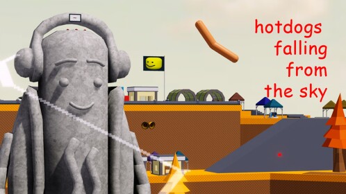 hotdog falling from the sky game