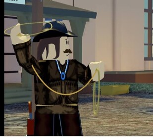 Western robloxian gameplay (NEW TRAIN UPDATE)