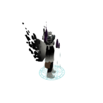 Dark and white Fox