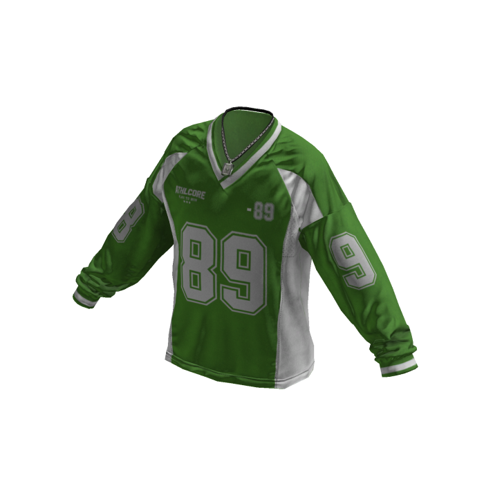 Y2K Blokecore 89 Jersey w/ Chain (Green)
