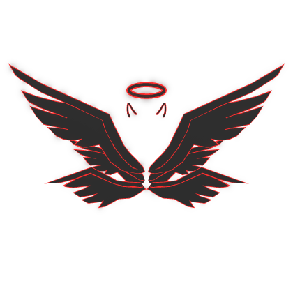 [EMISSIVE] Demon Devil Wings Halo Seraphim