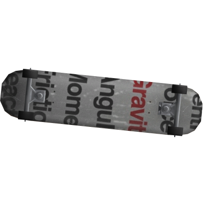 Custom Gravity Design Skateboard V5 (Back)