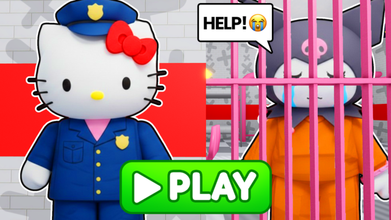 HELLO KITTY'S PRISON RUN OBBY screenshot 2