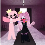Pink rainbow friend