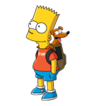 Bart Simpson is obviously your dog