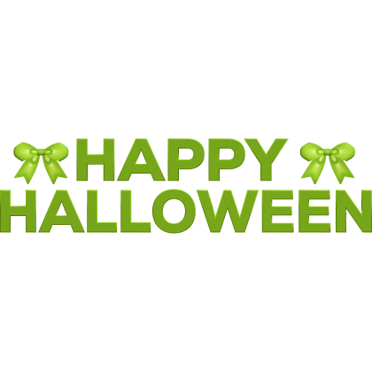 Happy Halloween Text Sign Overhead Roblox item