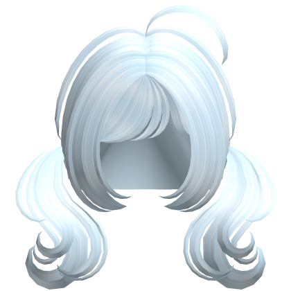 ♡꒱ cutesy blue low wavy baby pigtails Roblox item