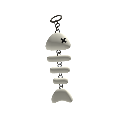 whimsical fish bone keychain Roblox item