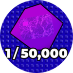 Collected a 1 / 50,000 Card!
