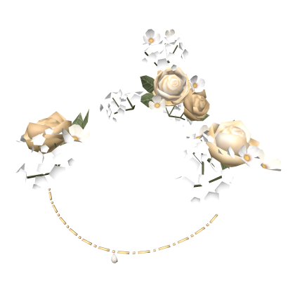 Decorative Hair Flowers (1830's Apollo Knot)