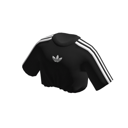 adidas White on Black Bra Tuck T Shirt thumbnail