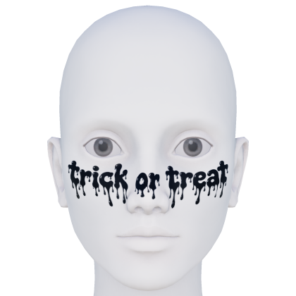 Halloween Dripping Trick or Treat Tattoo