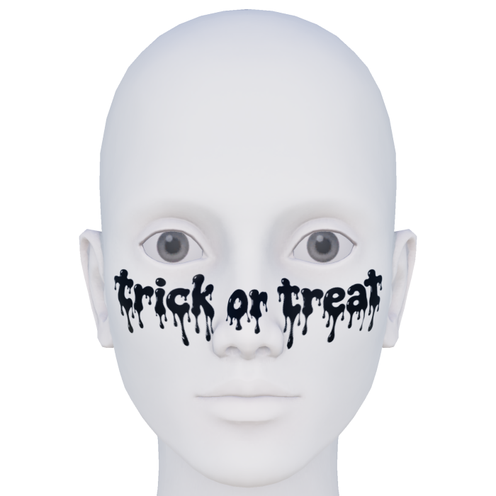Halloween Dripping Trick or Treat Tattoo