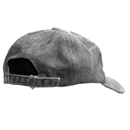 Distressed White Hat Backwards