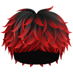 Messy Boy Hair (Black To Red)