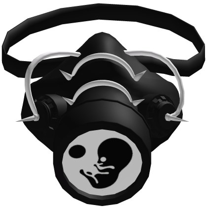 White Fotus Gas Mask