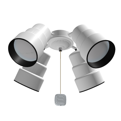 Six's Fan CO. 3/4 Light Spotlight Kit Pack