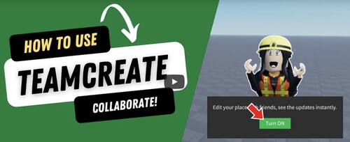 How to turn on Team Create - Roblox Studio Tips