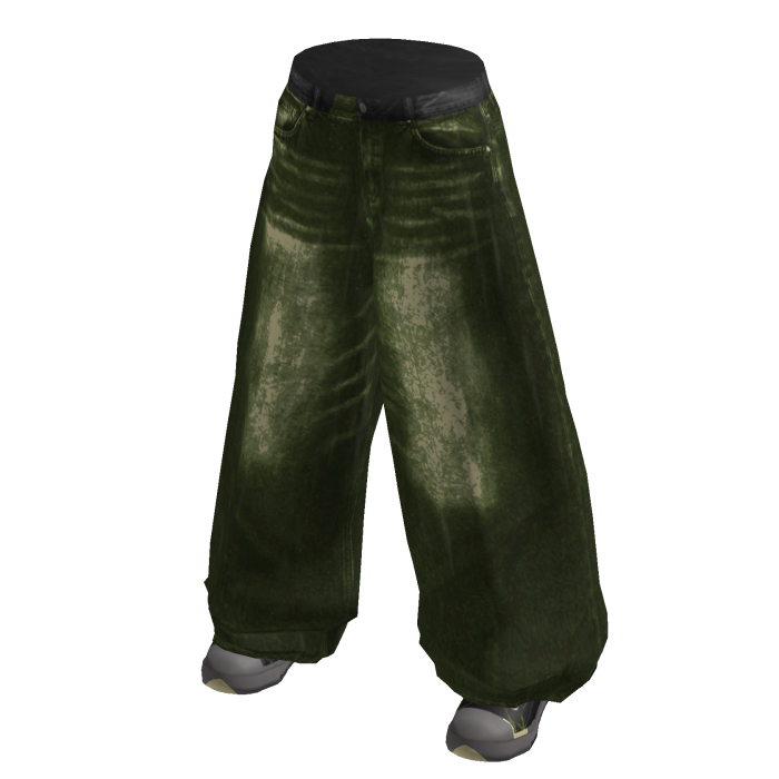 Olive Utility Jeans