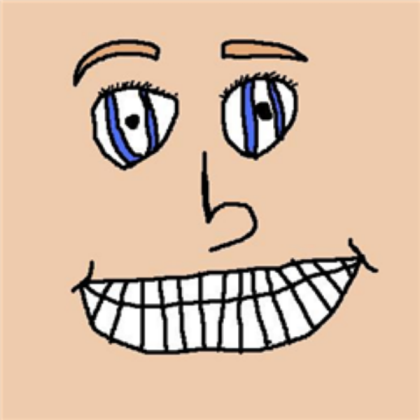 Scary Stalker Smile Face Roblox decal