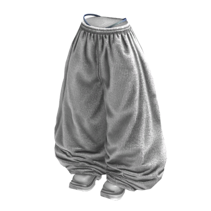 Fade Balloon Sweatpants (White Light Blue)
