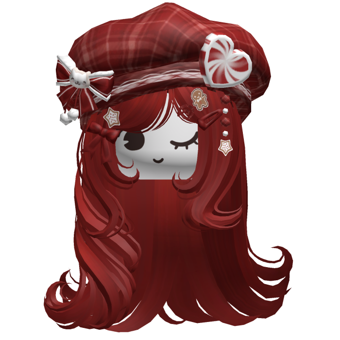 ♡ Christmas Fluffy Beret Combo (Red)