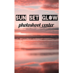 sunset glow photo shoot center