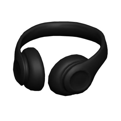 Black Headphones Neck Roblox item