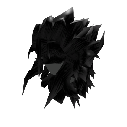 Black Long Spiky Hair Roblox NoFilter
