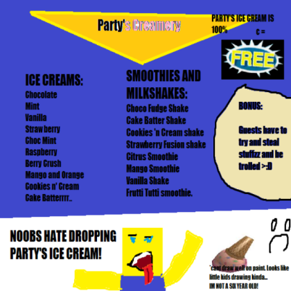 Ice Cream [ SOMETHING CREEPY HAPPENED TO IT ] Roblox decal