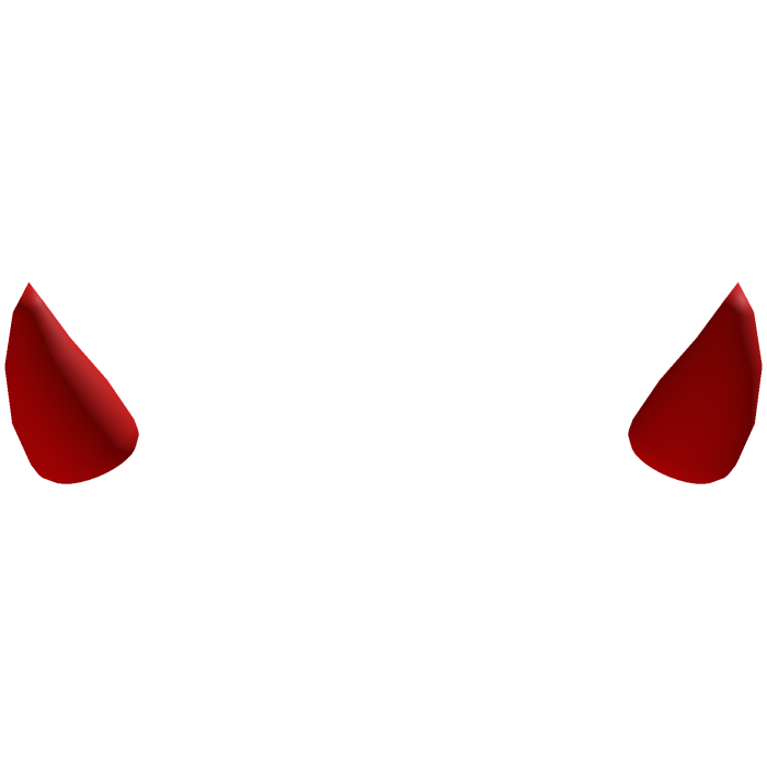 [EMISSIVE] red glowing devil horns