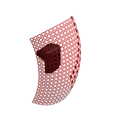 Red Cyber Shield Left (1.0 Blocky) thumbnail