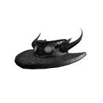 Black Outlaw Hat: Deathmetal Demon
