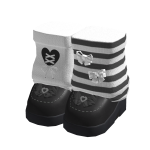 🍀Doll Platform w Bow Leg Warmers - Stripe