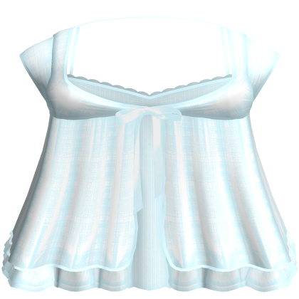 Cute Blue White Top Gothic Doll Dress 3.0