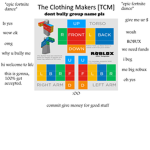 The Roblox Clothing Makers